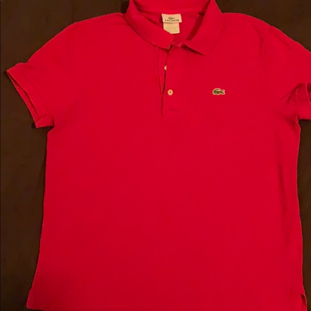 PRE-OWNED LACOSTE MENS SHIRT SIZE 5(M)